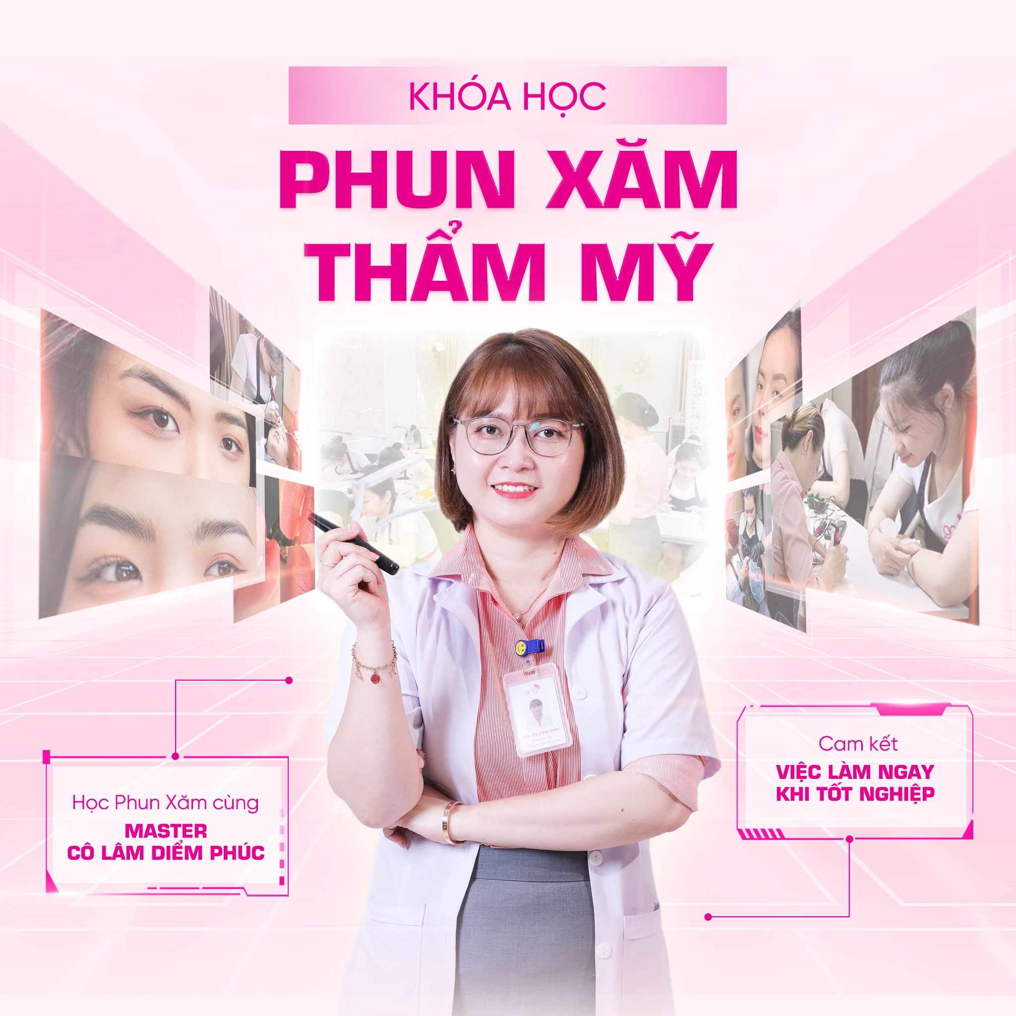 Khóa học Phun Xăm Thẩm Mỹ Chuyên Nghiệp